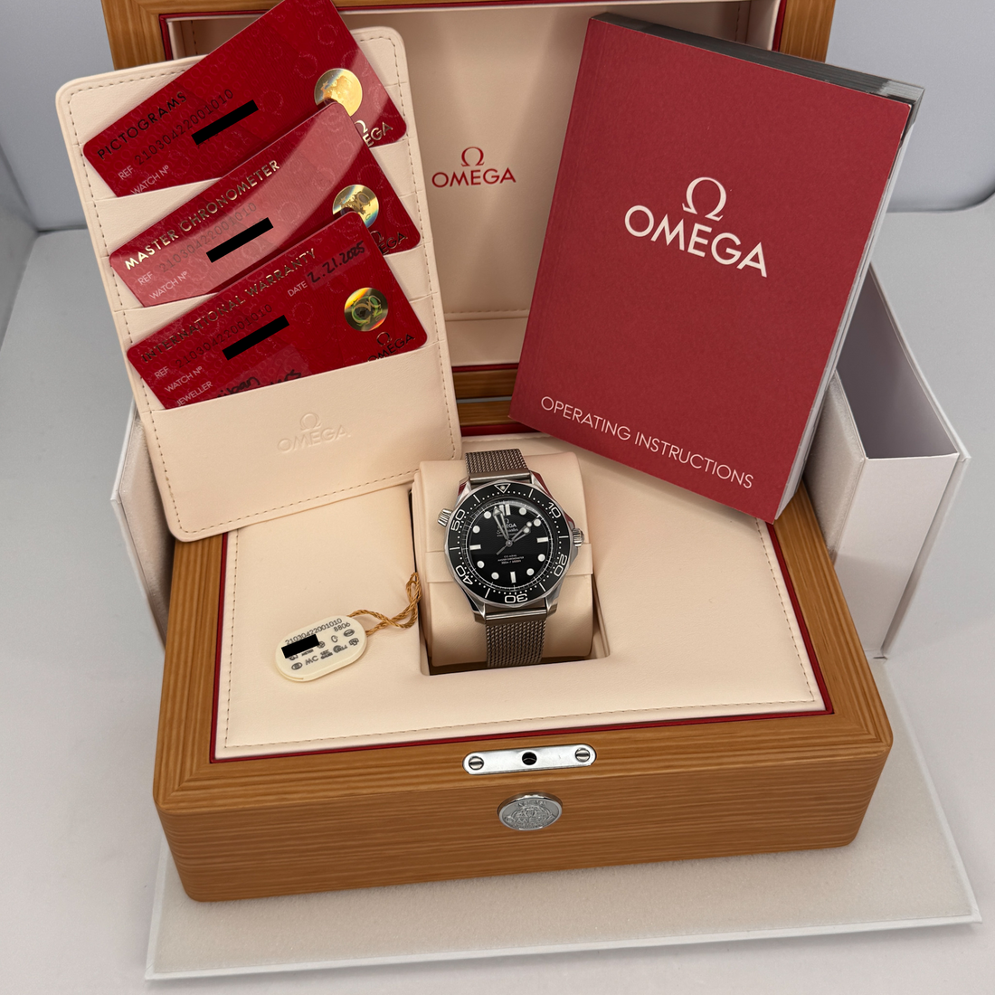 2025 Omega Seamaster Diver 300M – Ref. 210.30.42.20.01.010 – 42mm Stainless Steel – Complete Set – Excellent Condition