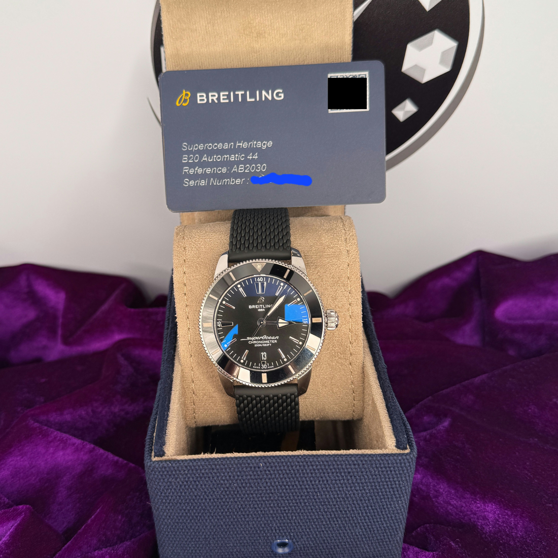 Breitling Superocean Heritage – Ref. AB2030 – 44mm Stainless Steel – Complete Set – Unworn Condition