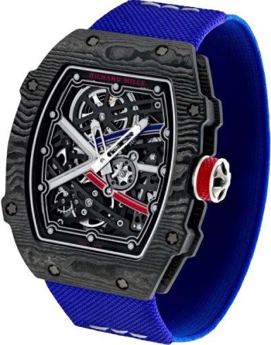 Richard Mille Sebastien Ogier Automatic Winding Extra Flat Carbon NTPT | RM67-02 (5)