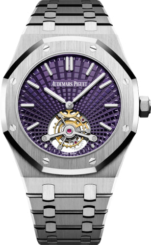 Audemars Piguet Royal Oak Tourbillon Extra-Thin 41mm Stainless Steel Purple Dial | 26522ST.OO.1220ST.01