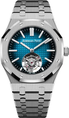 Audemars Piguet Royal Oak 41mm Flying Tourbillion Titanium Blue-Green Dial | 26730TI.OO.1320TI.04