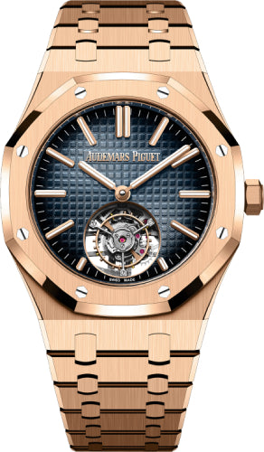 Audemars Piguet Royal Oak Flying Tourbillion "50th Anniversary" 41mm Rose Gold Blue Dial | 26730OR.OO.1320OR.01