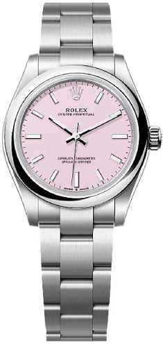 Rolex Oyster Perpetual 31 Candy Pink Dial Oyster Bracelet