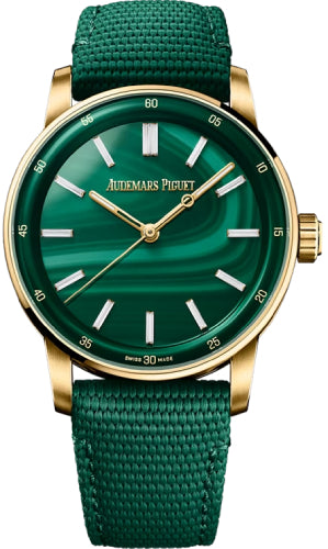 Audemars Piguet Code 11.59 Automatic Yellow Gold / Malachite - 15210BA.OO.A407KB.01 - 2026