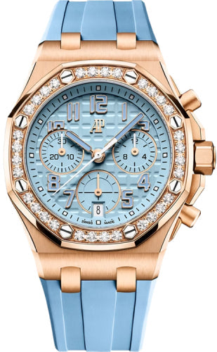Audemars Piguet Royal Oak Offshore Selfwinding Chronograph 37 mm  light blue Tapisserie dial - 26430OR.ZZ.A352CA.01-B - 2026