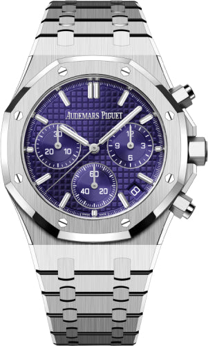 Audemars Piguet Royal Oak 41mm Chronograph White Gold Purple Dial - 26240BC.OO.1320BC.01